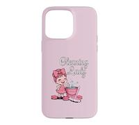 Cleaning Lady Pink Mop Bubbly Bucket Sponges Housekeeper Fun Case for iPhone 15 Pro Max