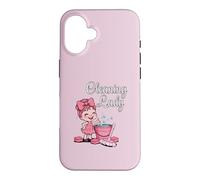 Cleaning Lady Pink Mop Bubbly Bucket Sponges Housekeeper Fun Case for iPhone 16