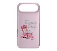 Cleaning Lady Pink Mop Bubbly Bucket Sponges Housekeeper Fun Case for iPhone Air
