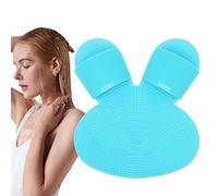 Cleaning Mat - Non-Slip Shower Scrubber with Suction Cups, Wall Mounted Massager Pad | Bath Wash Mat for Tired Feet Relief, Deep Cleansing Care Accessory for Home Spa, Elderly Use
