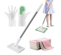 Cleaning Mop - PP, 39.37 inch, Mop, Non-Slip | Washable Removable Dust Mops, Household Floor Cleaning Tool for Home, Kitchen, Bathroom, Office, Bedroom, Living Room