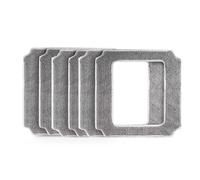 Cleaning Mops,Compatible for ABIR,WD8 Window Cleaner Robot,Reusable Washable Rags Washing Windows Glass Spare Parts,6/12 / 18 Pcs Cloth(6pcs)