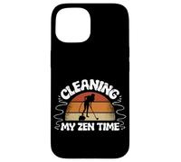 Cleaning My Zen Time Vaccum Cleaning Housekeeper Case for iPhone 15