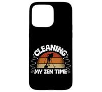 Cleaning My Zen Time Vaccum Cleaning Housekeeper Case for iPhone 15 Pro Max