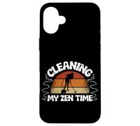 Cleaning My Zen Time Vaccum Cleaning Housekeeper Case for iPhone 16 Plus