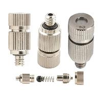 Cleaning Nozzle,Spray Angle,Brass Misting Nozzles, 80PCS High Pressure, UNC 10/24, 0.004-0.039"(0.8mm)