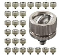 Cleaning Nozzle,Spray Angle,Brass Misting Nozzles, Mister Low Pressure Fan Shaped 0.019" Orifice(100pcs)