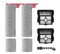 Cleaning Performance Roller Brush Filter, 1 Roller Brush + 1 Filter + 1 Cleaning Brush, For Eureka RapidWash NEW730/NEW730BK Wet Dry Vacuum Cleaners