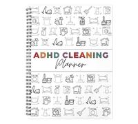 Cleaning Planner, Cleaning Checklist and Schedule, Bundle Household Clean Schedule & Checklist Management, Clean and Organize Planner, Daily Weekly Monthly Organizer Home Improvement DIY