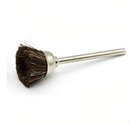 Cleaning Polishing Hobby Drill Brush Set, Horse Hair Wire, 9pcs, Rotary Tool