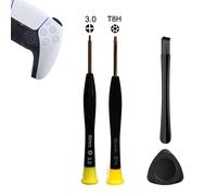 Cleaning Repair Tool Kit for PS5, PS4, PS3, PS2, PS1 Playstation Controller with Paddles, Crossed Screwdriver PH0(+3.0), T8H,Plastic Safe Pry Bar, Triangle Paddle, screwdriver Set Accessories.(PS-4)