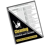 Cleaning Schedule and Checklist - Household Planner, Task | Magnetic Dry Erase Chart for Weekly Chores, Reusable Cleaning Planner, Family Routine Tracker, Home Organisation Board for Familie