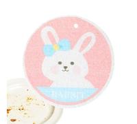 Cleaning Scrub Sponge Scourers, Scrub Sponges Wood Pulp Sponge Brush, Non-Scratch Scoured Eco Non-Scratch for Dish, Reusable Non Stick Cellulose Dish Sponges with Lanyard,Compressed Wood Pulp Sponge