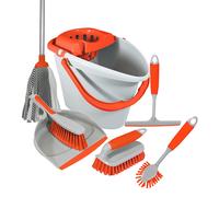 Cleaning Set - 7 Piece - Orange