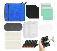 Cleaning Set for Cards - Dust Remover and Care Tools | with Fixing Clips and EVA Moulded Foam for Card Aligning, for Women, Teenagers, Friends, Beginners Collectors