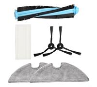 Cleaning Set for Eufy for RoboVac L35 L35+ LR30 for Hybrid Robot Vacuum Cleaner Replacement Parts Main Roller Side Brushes Filter Mop High Performance Accessories Dust and Dirt Removal Clean Floors