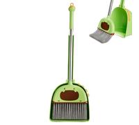 Cleaning Set with Broom and 18.5 x 13 x 56 cm Size, Small Broom for Children, Design Suitable for Small Players, Useful for Cleaning Indoor Garden, Imitation Roles and Games