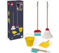 Cleaning Set Wooden Kids Toy Mop & Bucket - Janod