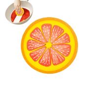 Cleaning Sponge - Fruit Shaped Reusable Dish Scrubber | Cute Household Cleaning Supplies for Washing Pots, Woks, Sinks Tubs, Tableware, Dinnerware, Bath and Kitchen Home Use