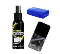Cleaning spray for screens, liquid for nourishing coating, keyboard maintenance, cleaning fluid for LCD screens, for travel, business trips, study, student dorm, tablet & laptop