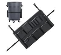 Cleaning Tool Organizer Bag, Industrial Garbage Bin Organizer Bag with 13 Pockets, Housekeeping Equipment Organization Supplies for Park Beach Supermarket Workshop Mall Community School