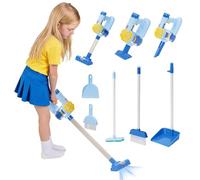 Cleaning Toys for Toddlers, Kids Pretend Play Housekeeping Set, Blue