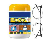 Cleaning Wipes - Bathroom Stain Remover, Eyeglasses Lens Cleaner with Sturdy Lint Free Cloth, Streak Free Polishing, Ideal for Workplace Home Apartment