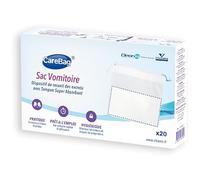 Cleanis Carebag Pack of 20 Absorbent Vomit Bags 25 x 25 cm