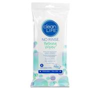 Cleanlife No-Rinse Bathing Wipes - 8 Disposable Body Wipes | Cleansing Bath Wipes for Adults, Elderly, Camping, Hospital | Rinse Free Personal Care for Travel, Bedridden, Dementia
