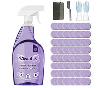 Cleanlix Cleaning Spray, Cleanlix Cleaner for Instant Stain Removal, All-Purpose Spray Cleaner with Cleaning Tablets, Cleanlix The All-in-One Solution for Every Stain (Lavender*48,1 Bottle)