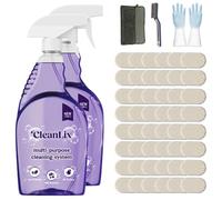 Cleanlix Cleaning Spray, Cleanlix Cleaner for Instant Stain Removal, All-Purpose Spray Cleaner with Cleaning Tablets, Cleanlix The All-in-One Solution for Every Stain (Lemon48,2 Bottle)