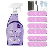 Cleanlix Cleaning Spray, Cleanlix Cleaner for Instant Stain Removal, All-Purpose Spray Cleaner with Cleaning Tablets, Cleanlix The All-in-One Solution for Every Stain (Rose*24,1 Bottle)