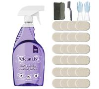 Cleanlix Cleaning Spray, Cleanlix Cleaner for Instant Stain Removal, All-Purpose Spray Cleaner with Cleaning Tablets, Cleanlix The All-in-One Solution for Every Stain (Lemon*24,1 Bottle)