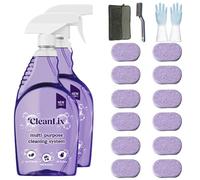 Cleanlix Cleaning Spray, Cleanlix Cleaner for Instant Stain Removal, All-Purpose Spray Cleaner with Cleaning Tablets, Cleanlix The All-in-One Solution for Every Stain (Lavender*12,2 Bottle)