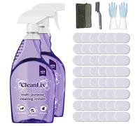 Cleanlix Cleaning Spray, Cleanlix Cleaner for Instant Stain Removal, All-Purpose Spray Cleaner with Cleaning Tablets, Cleanlix The All-in-One Solution for Every Stain (Flowers*48,2 Bottle)