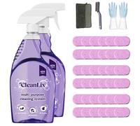Cleanlix Cleaning Spray, Cleanlix Cleaner for Instant Stain Removal, All-Purpose Spray Cleaner with Cleaning Tablets, Cleanlix The All-in-One Solution for Every Stain (Rose*36,2 Bottle)