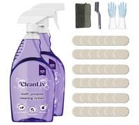 Cleanlix Cleaning Spray, Cleanlix Cleaner for Instant Stain Removal, All-Purpose Spray Cleaner with Cleaning Tablets, Cleanlix The All-in-One Solution for Every Stain (Lemon*36,2 Bottle)
