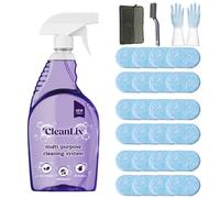 Cleanlix Cleaning Spray, Cleanlix Cleaner for Instant Stain Removal, All-Purpose Spray Cleaner with Cleaning Tablets, Cleanlix The All-in-One Solution for Every Stain (Ocean*24,1 Bottle)