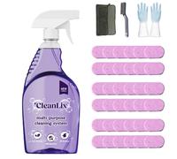 Cleanlix Cleaning Spray, Cleanlix Cleaner for Instant Stain Removal, All-Purpose Spray Cleaner with Cleaning Tablets, Cleanlix The All-in-One Solution for Every Stain (Rose*36,1 Bottle)