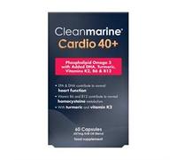 Cleanmarine Cardio 40+. A nutritious blend of omega 3 EPA and DHA. 60caps