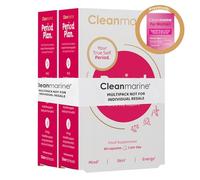 Cleanmarine Period Plan | Unique, All-in-One Blend of Natural Nutrients - Help Balance Your Body's Daily Needs, All Month Long - Provides Hormonal Support, Plan A for Your Periods - 120 Capsules