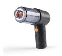 CLEANmaxx Cordless Handheld Vacuum Cleaner Set of 6 Pieces | Cordless & Bagless Handheld Vacuum Cleaner | with Suction & Blowing Function | Powerful Battery & Lightweight Design