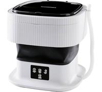 CLEANmaxx Mini washing machine ideal for on the go | Mobile washing machine with 2 washing programmes and a spin cycle | Foldable and quiet | For up to 1 kg of laundry | Suitable for