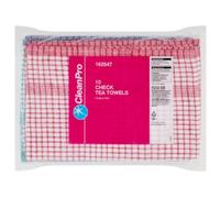CleanPro 10 Check Tea Towels x Case of 15