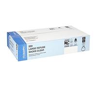 CleanPro 200 Large Refuse Sacks Clear (Pack of 200s)