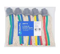 CleanPro 5 Push In Socket Mops | Case of 10