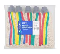 CleanPro 5 Push In Socket Mops | Case of 5