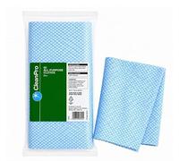 CleanPro All Purpose Cloths, Extra Large size (60cm X 30cm), Pack of 50 Washable and Reuseable Cloths (Green) (Blue)