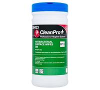 CleanPro+ Antibacterial Surface Wipes, Food Safe, Alcohol-Free, Ready to Use, 200 Wipes