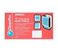 CleanPro 'C' Fold Blue Paper Towels | Case of 1